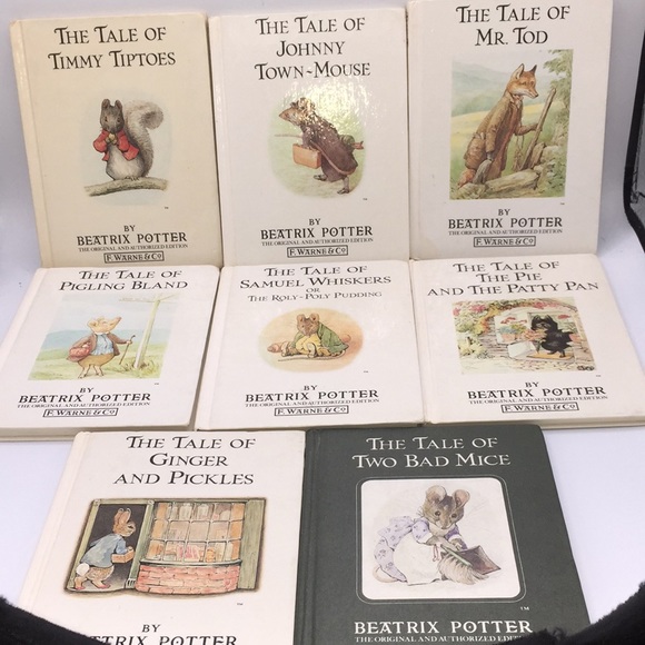 14 Beatrix Potter The Original Peter Rabbit Hardcover Books Vintage 1980s - Picture 7 of 12